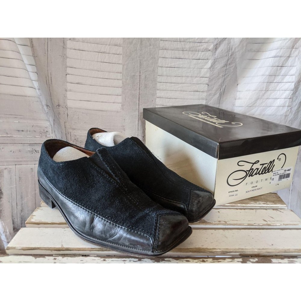 Fratelli blue‎ suede mens shoes leather evening wed